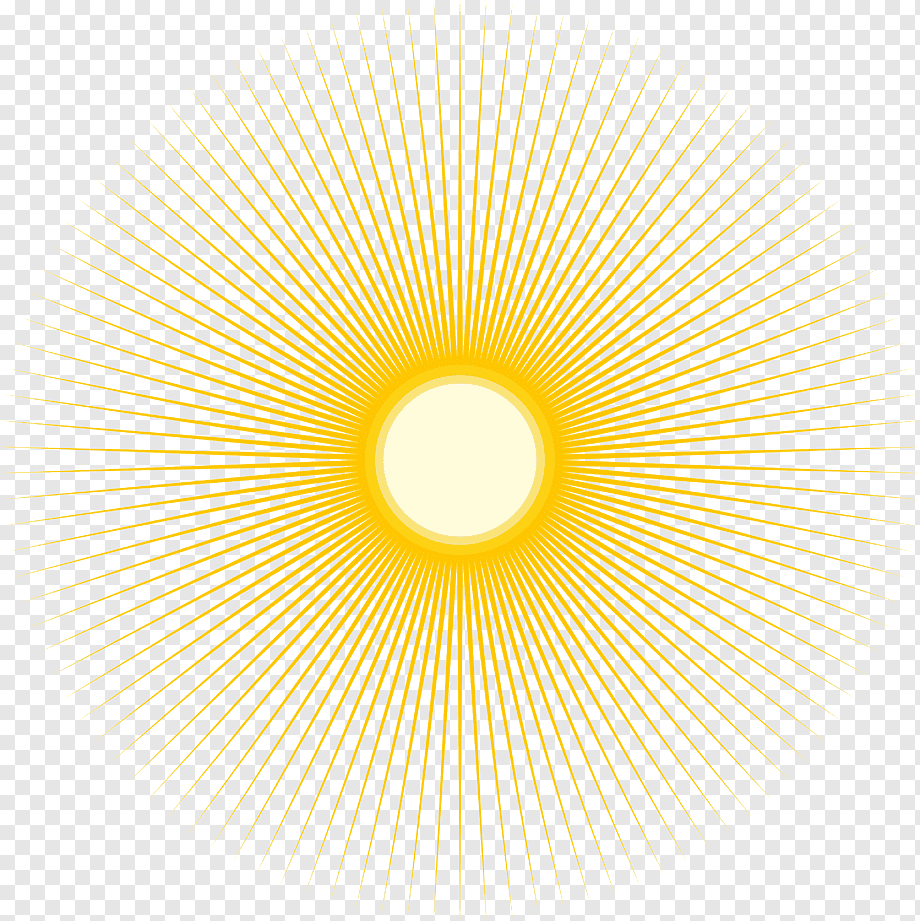 Солнце на прозрачном фоне
