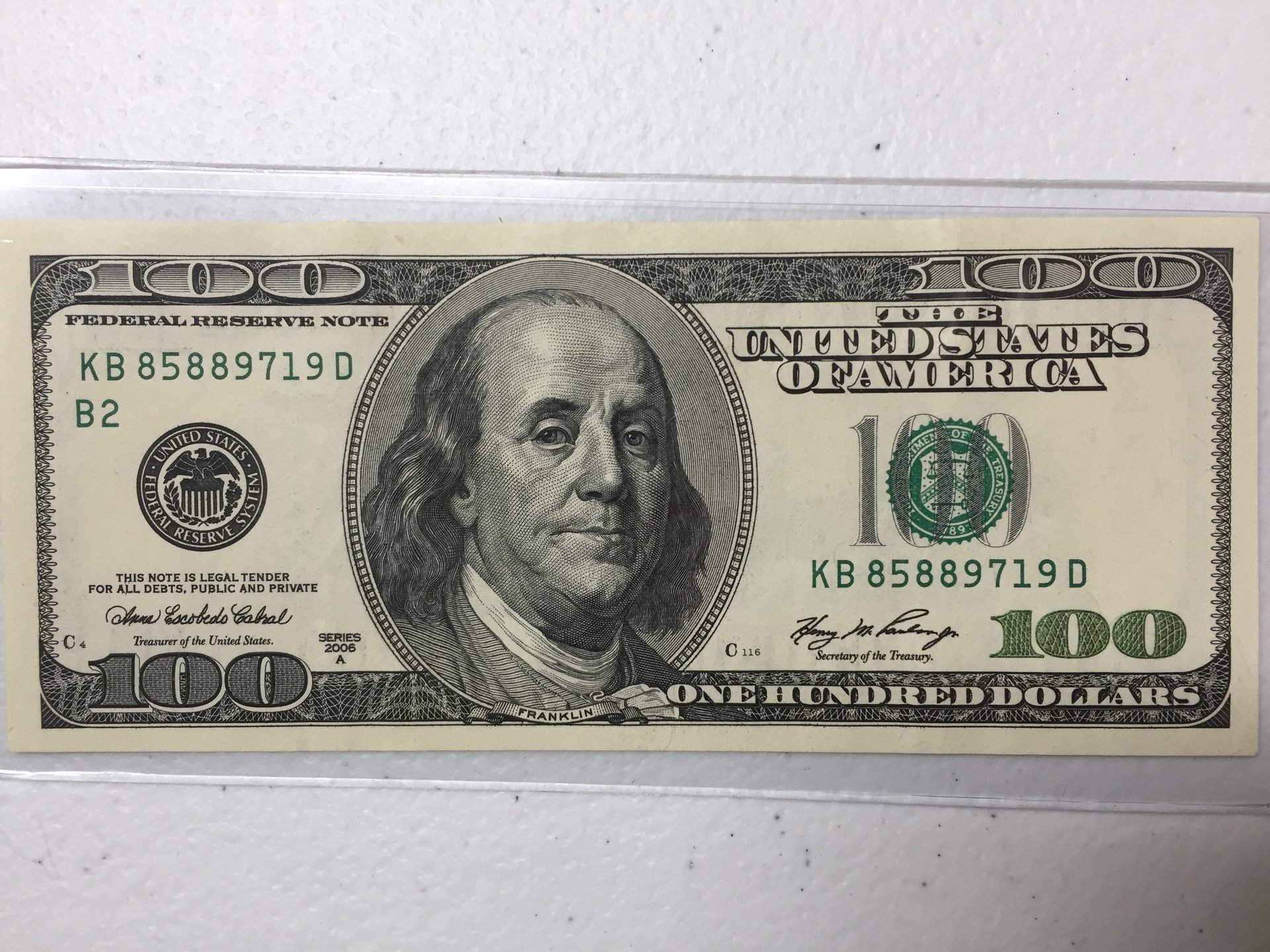Американский доллар на печать