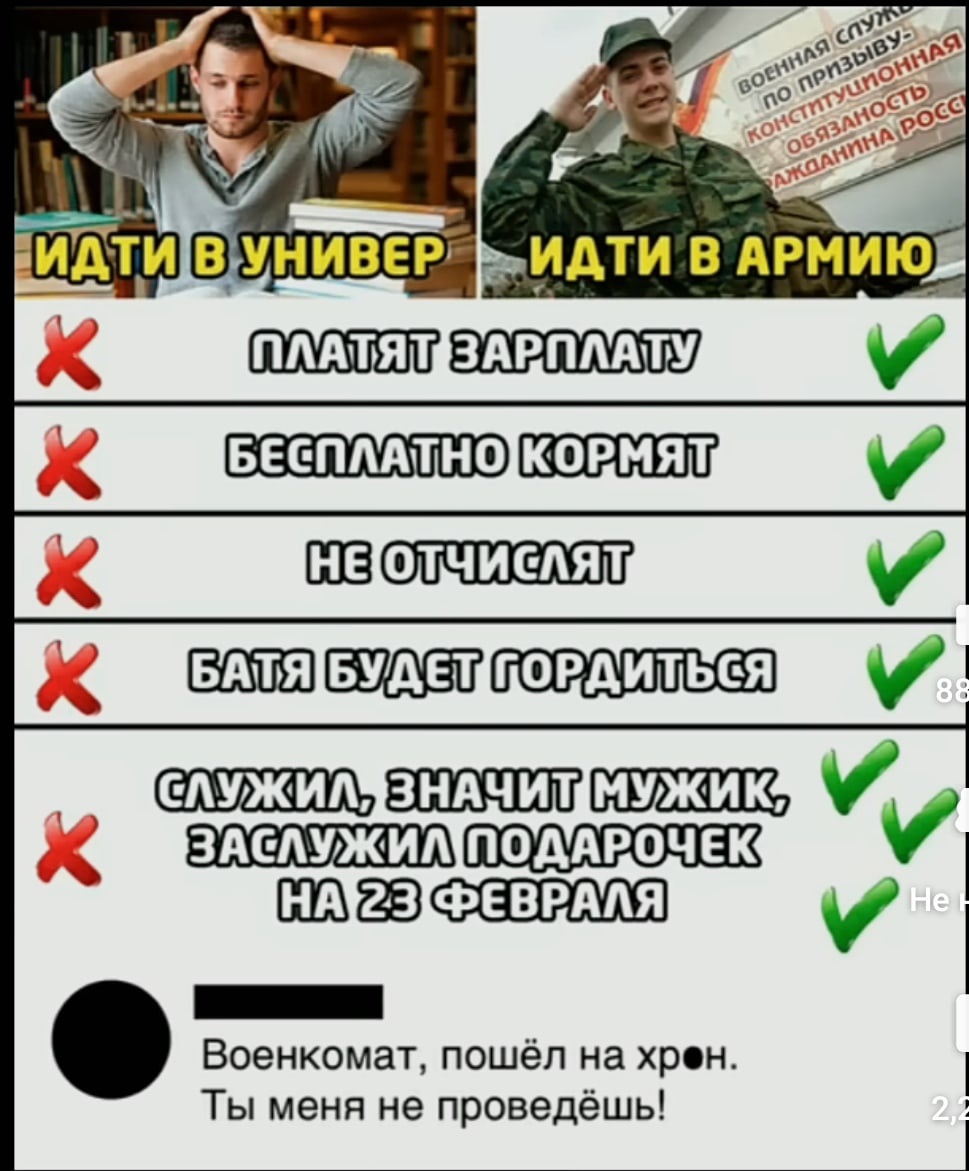 Мемасы про армию России