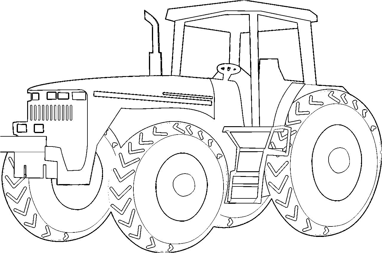 Раскраски для мальчиков трактор Беларусь