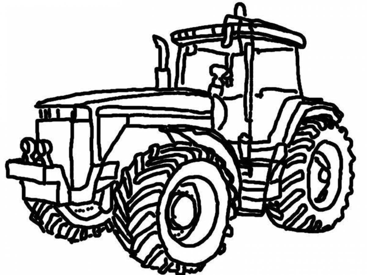 Трактор Беларусь раскраска для детей