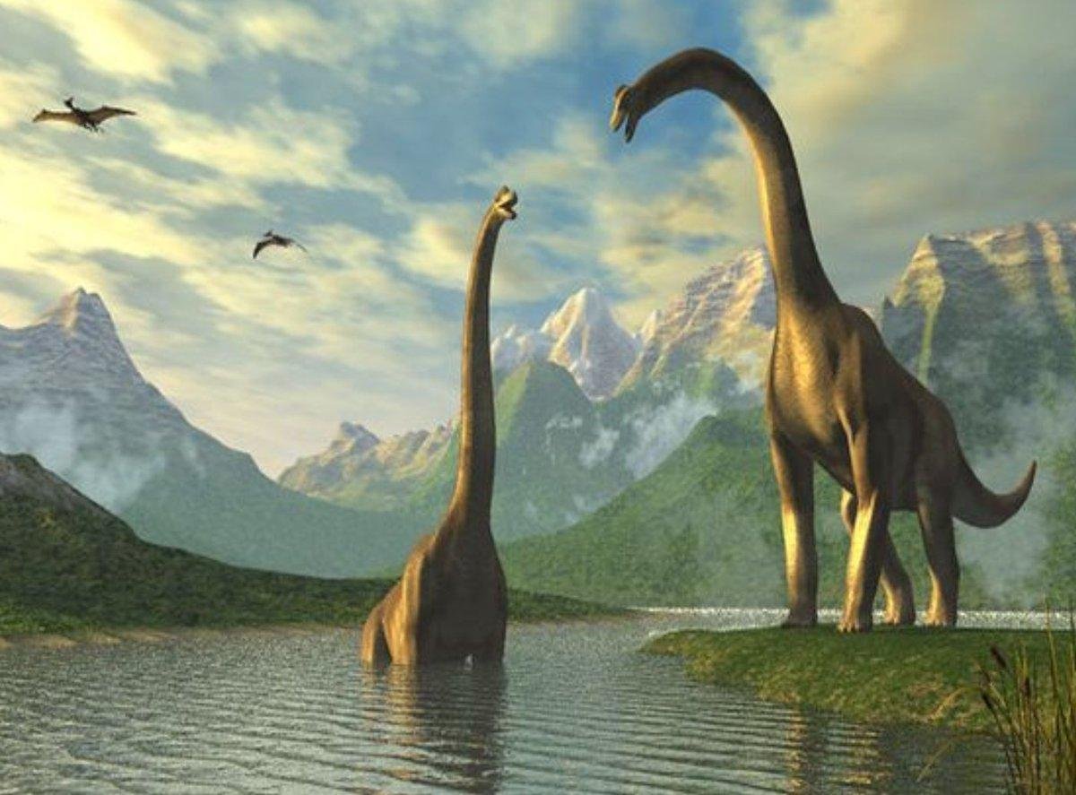 Мезозой Брахиозавр