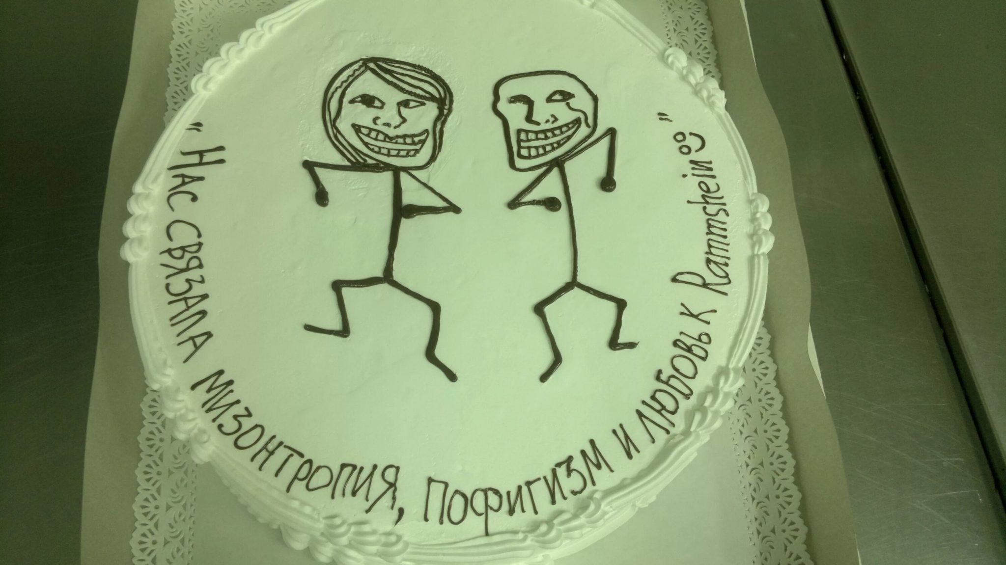 Смешные рисунки на торт