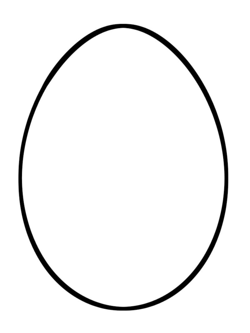 Яйцо силуэт