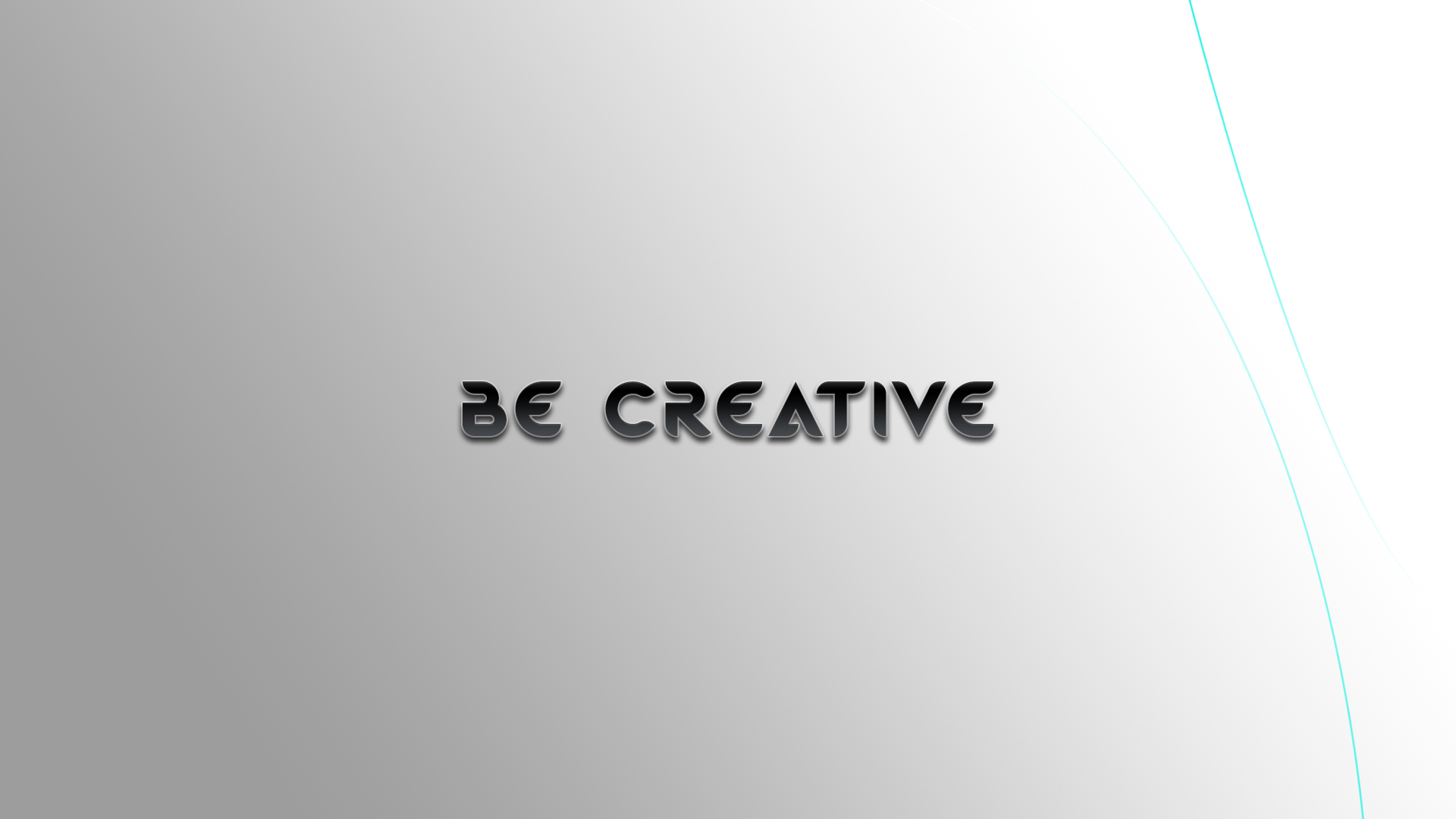 Be Creative надпись