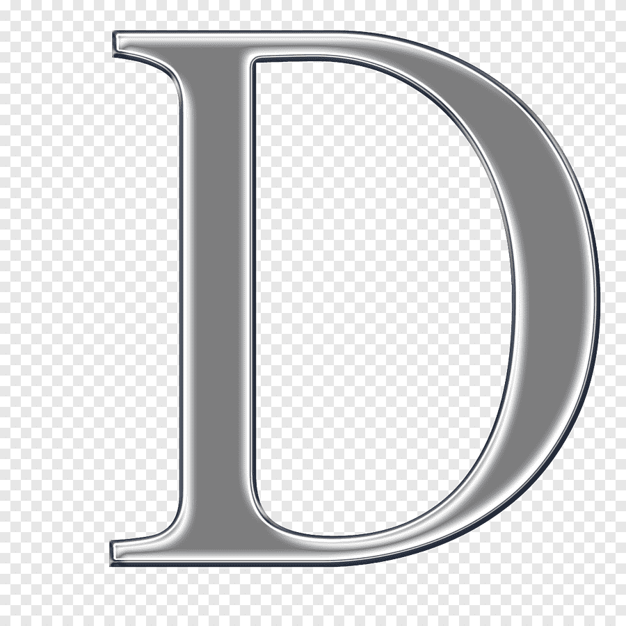 Буква d для фотошопа