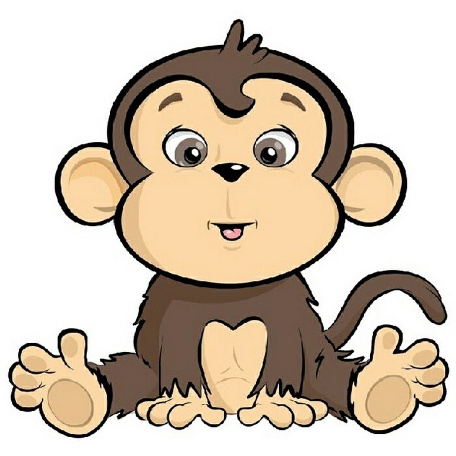 Нарисовать обезьянку
