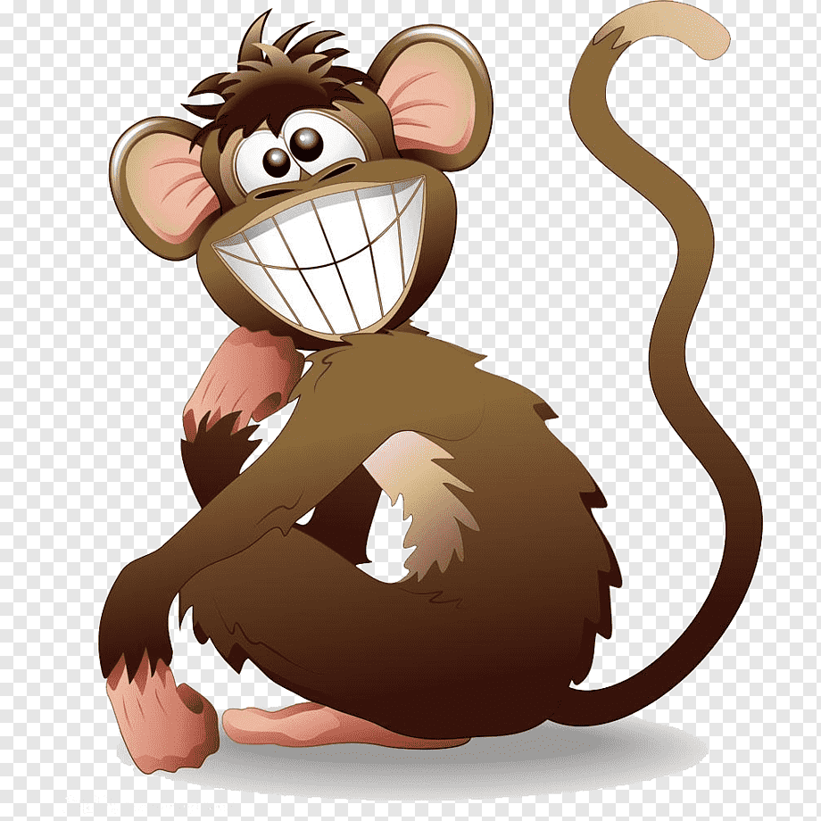 Забавные Рисованные обезьянки