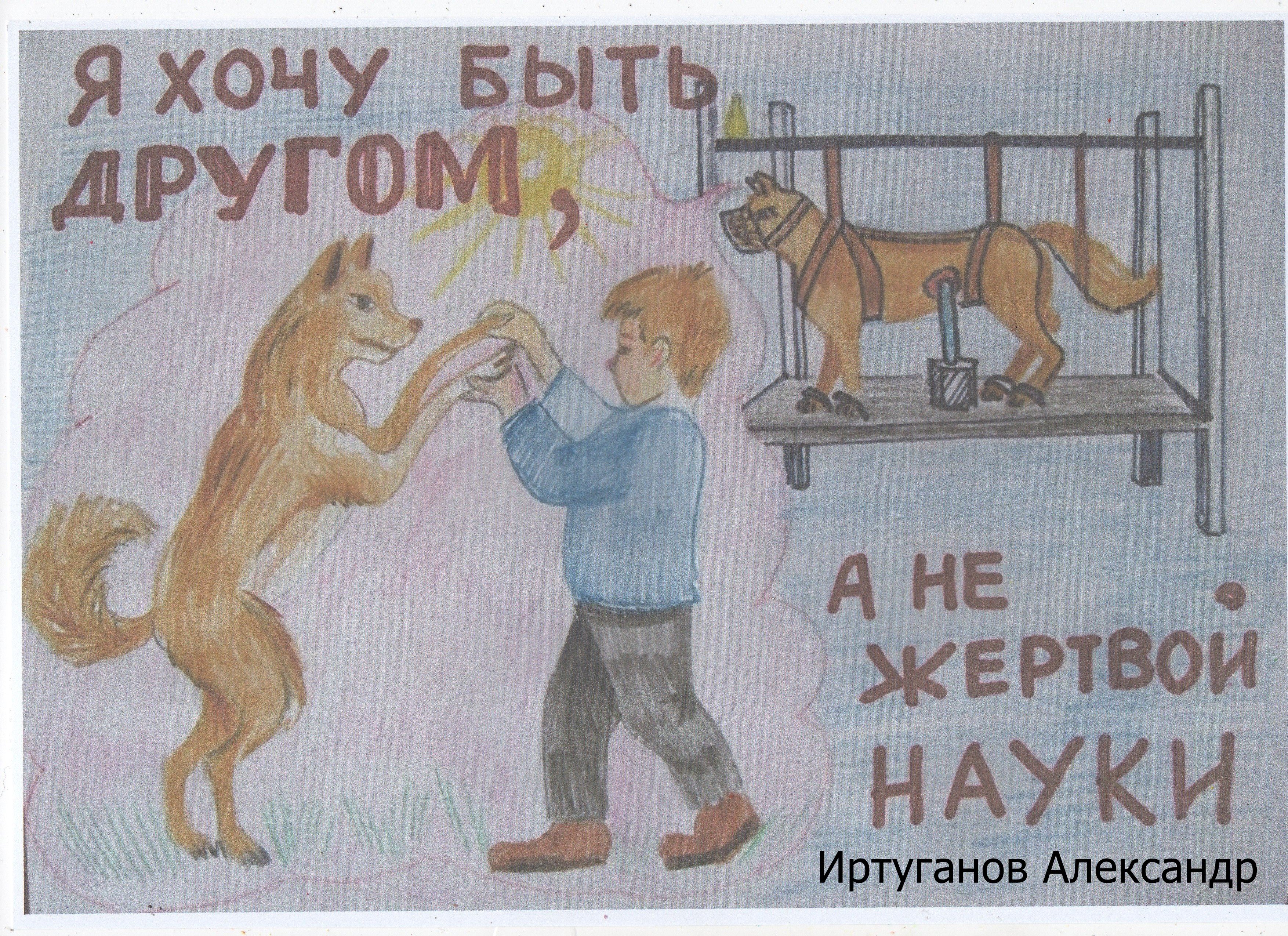 Плакат по защите бездомных животных