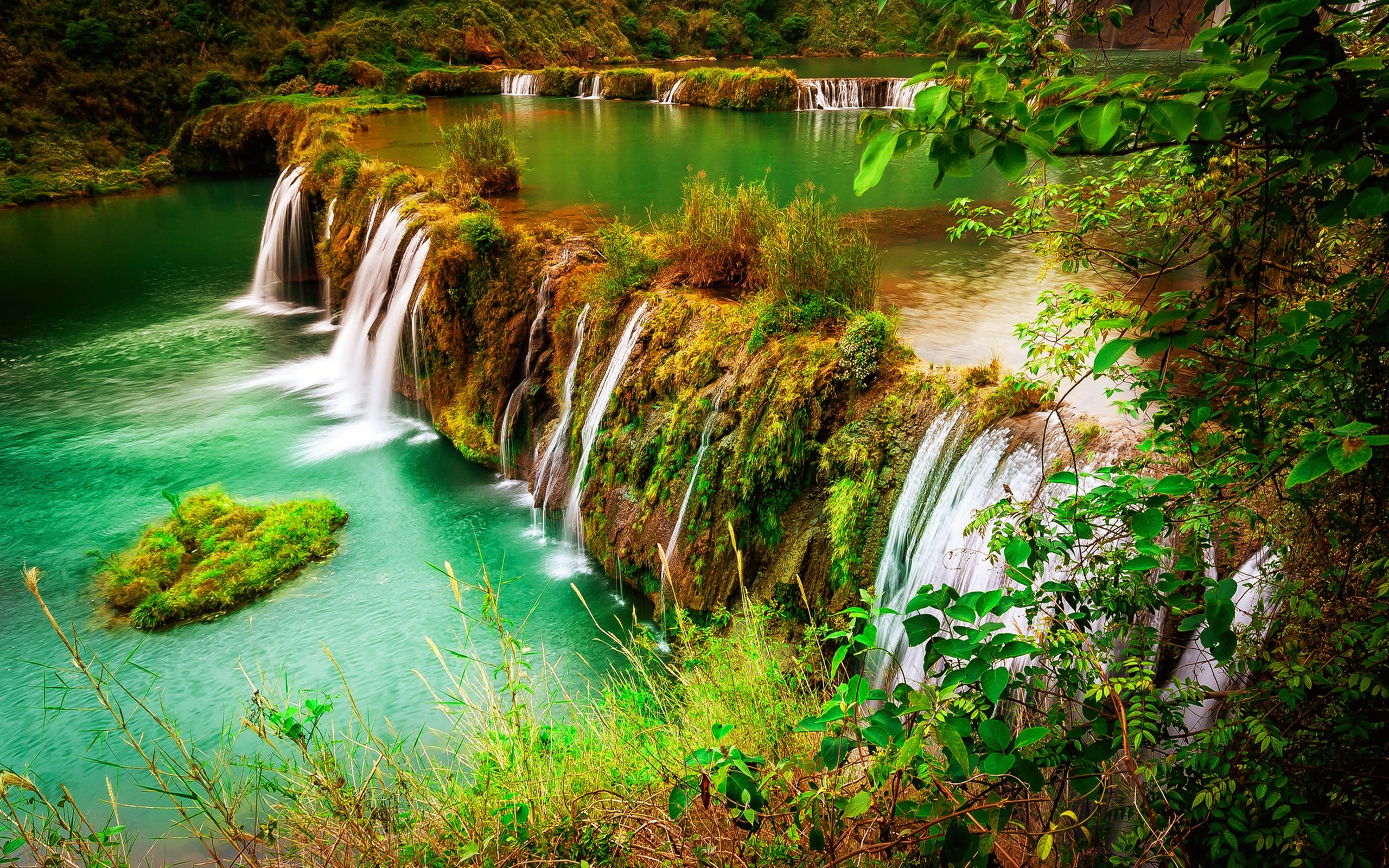 Природа водопад HD