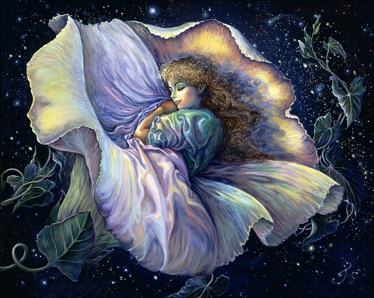 Королева ночи картина Жозефины Уолл
