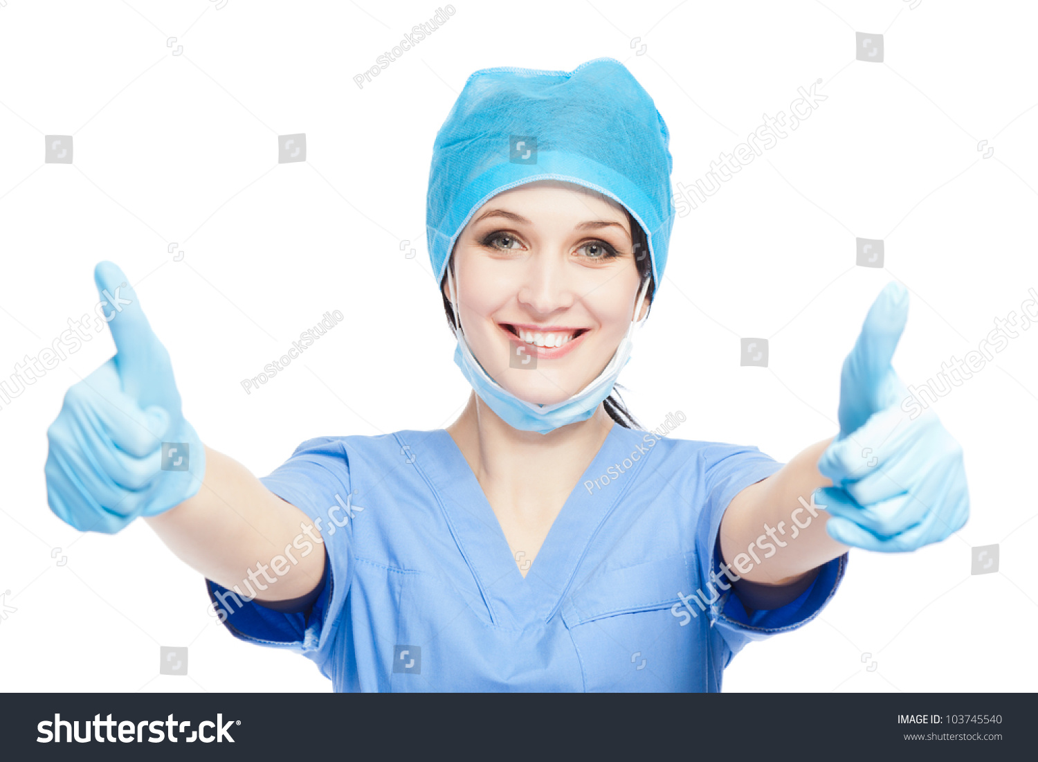 Счастливая медсестра