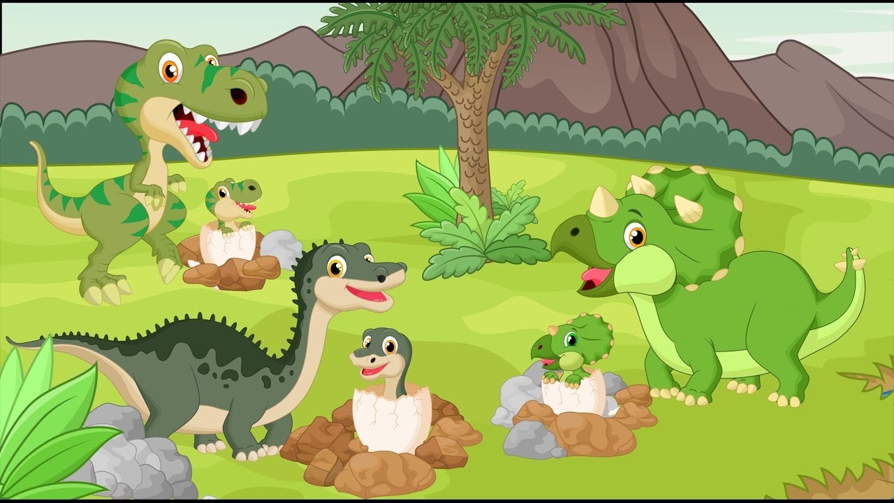 Динозавры иллюстрации для детей