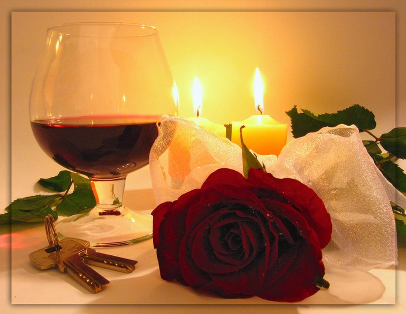 Открытки романтического вечера