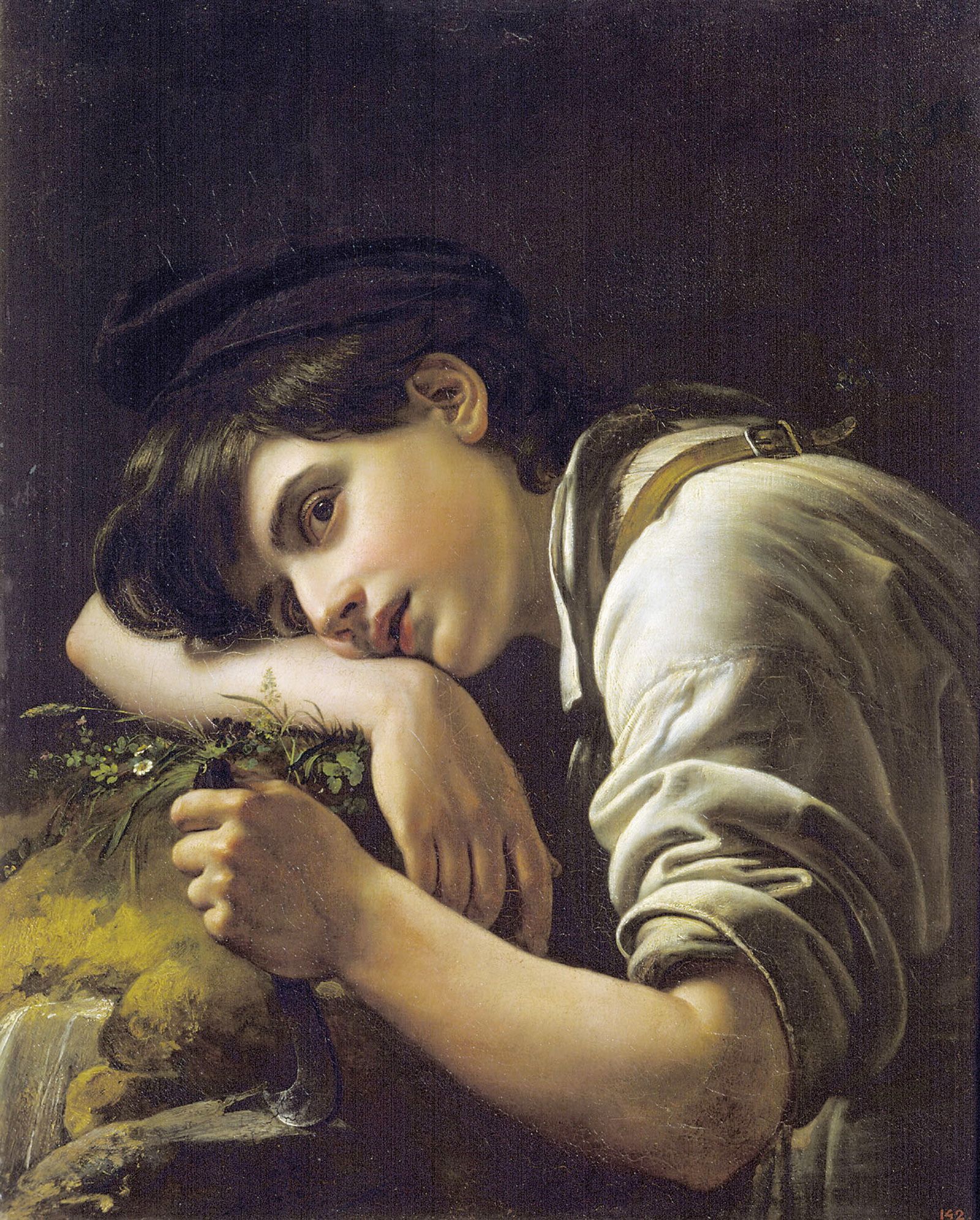 Орест Адамович Кипренский молодой садовник 1817