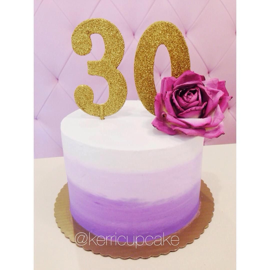 Украшение торта на 30 лет девушке