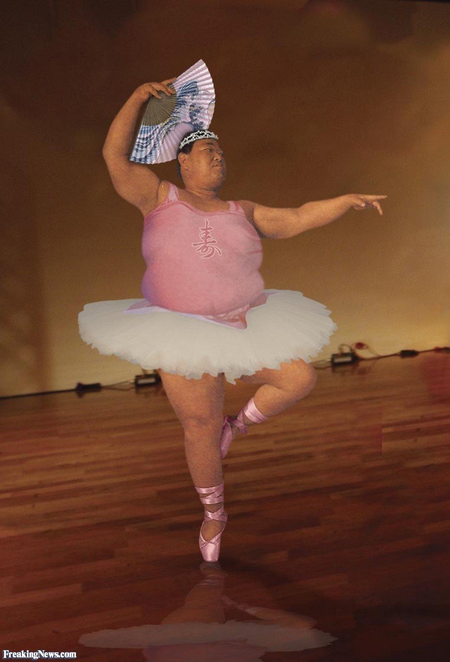 Смешная балерина