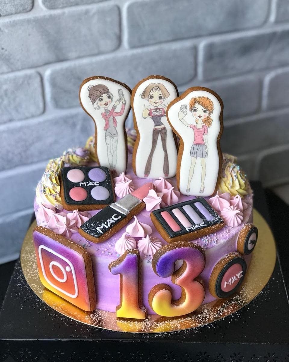 Торт дочке на 10 лет