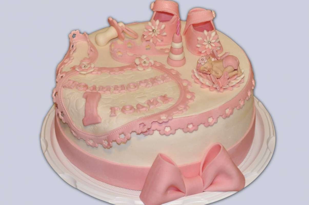Рисунок на торт для девочки 1 годик