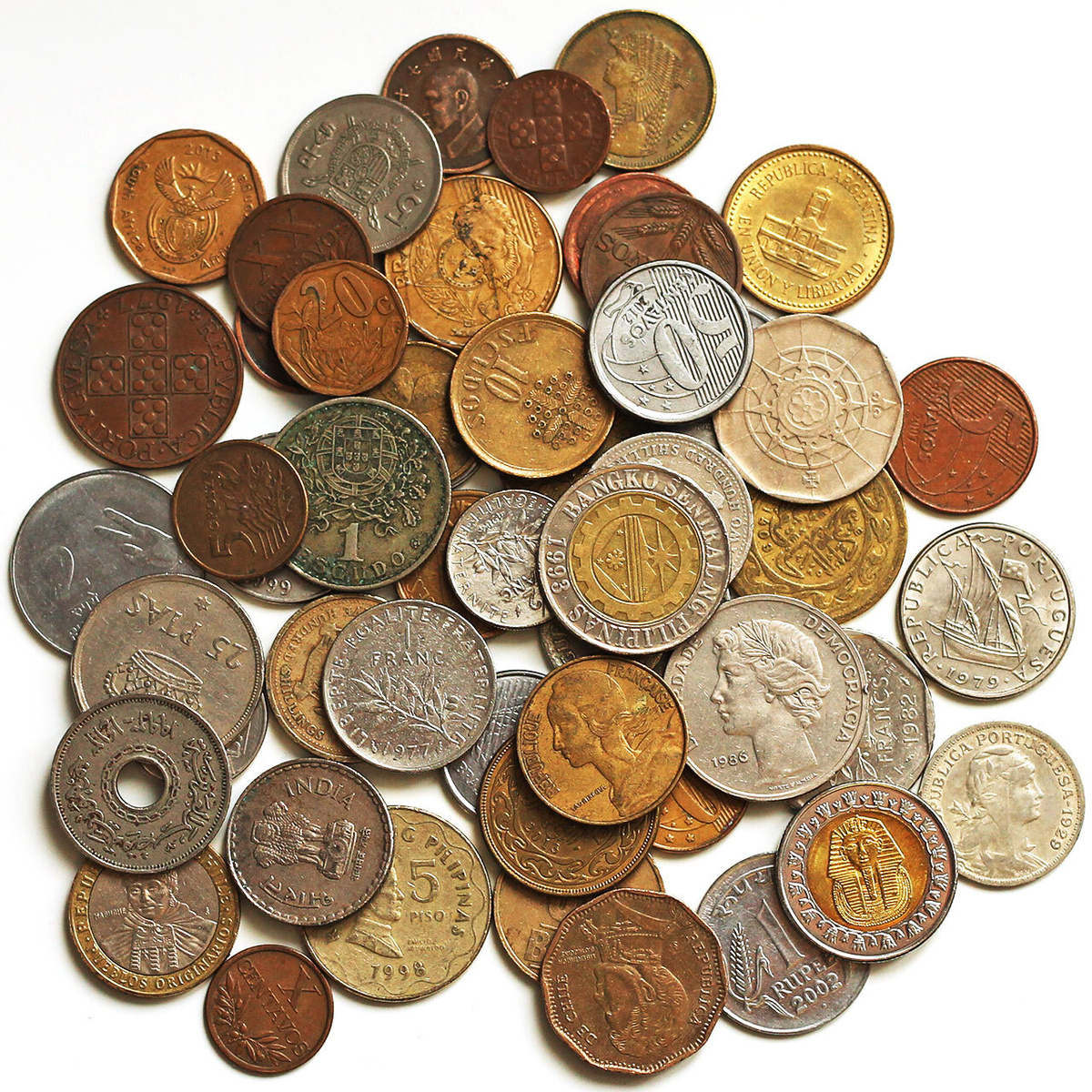 Монеты разные монетки