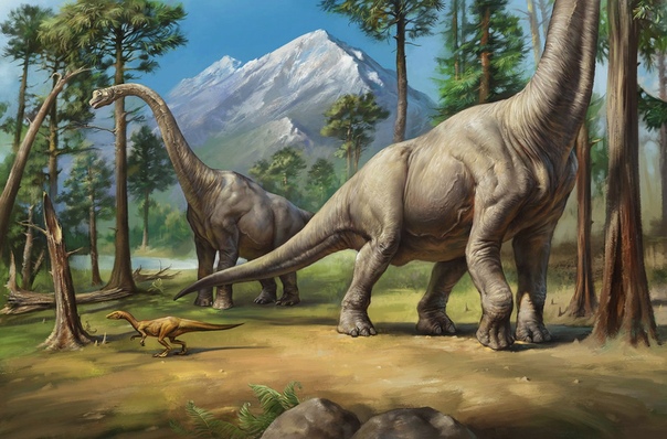 Юрский период Брахиозавр