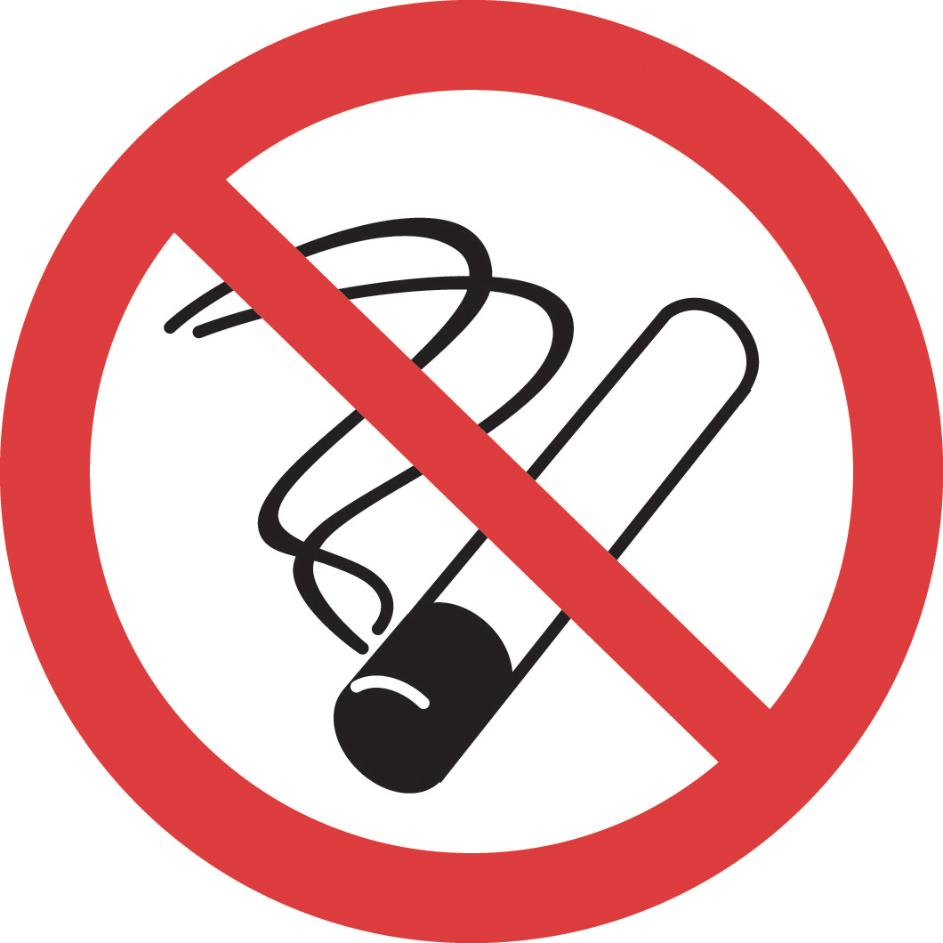 Значок курить запрещено