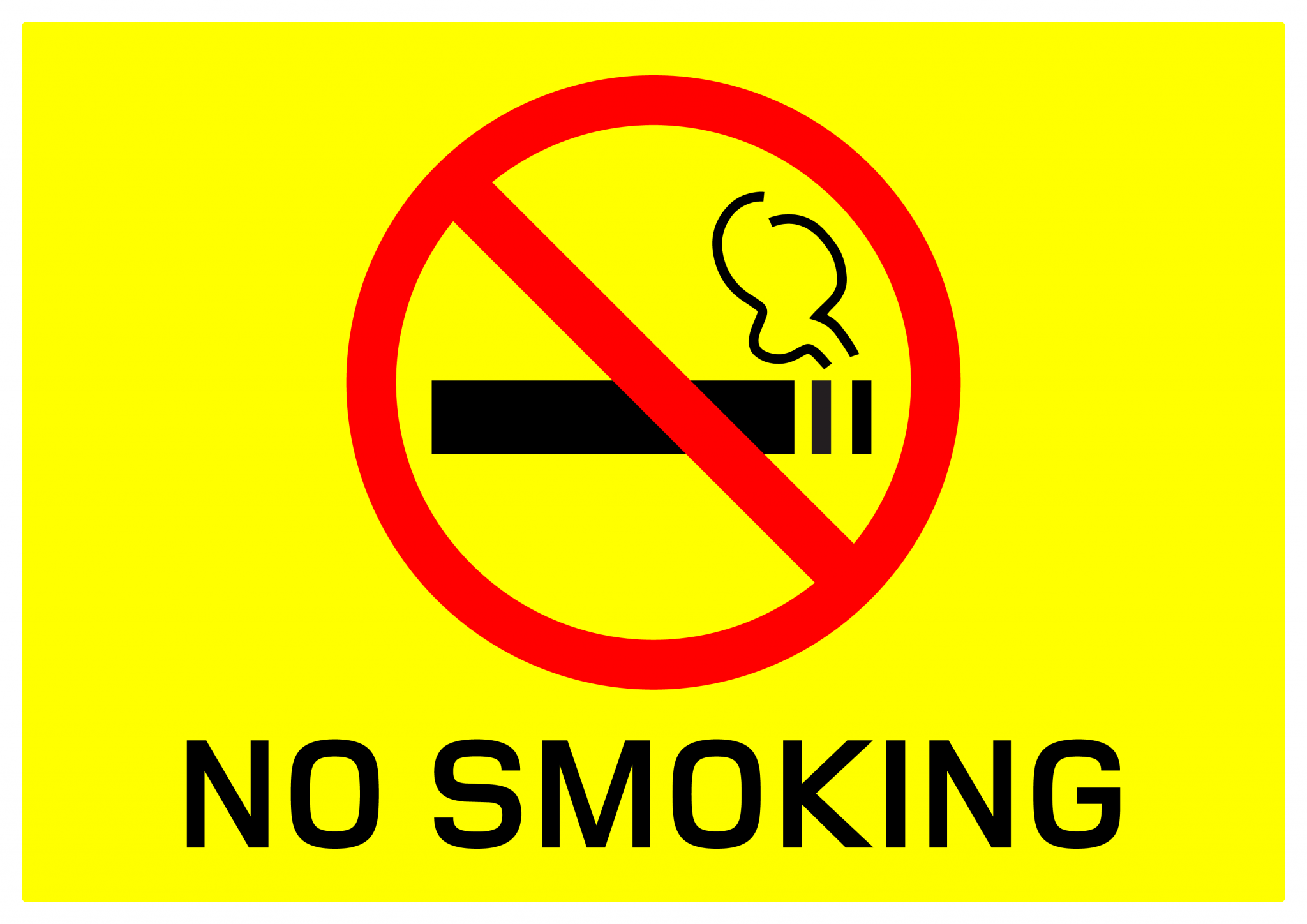 Не курить no smoking табличка