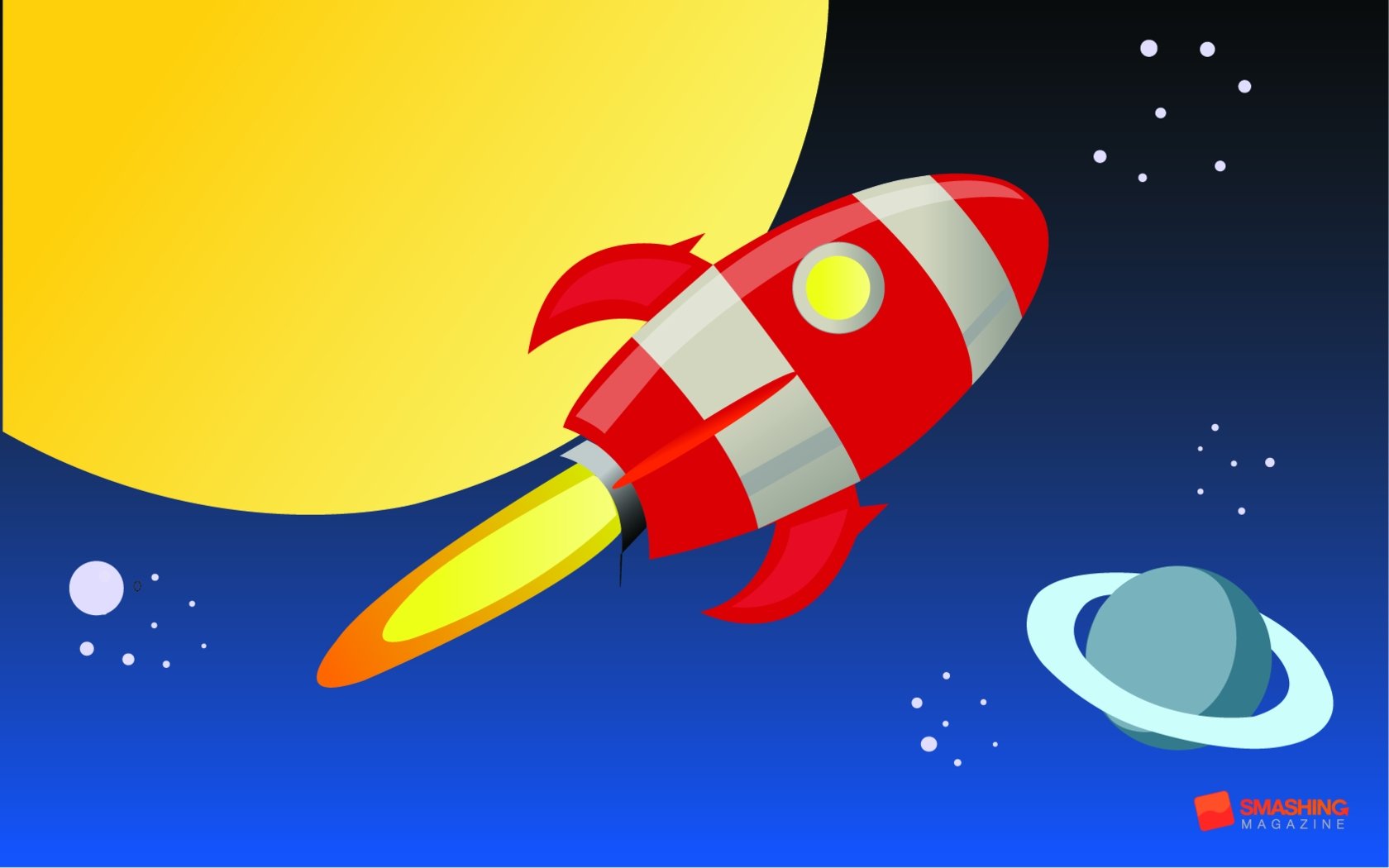Изображение космической ракеты для детей