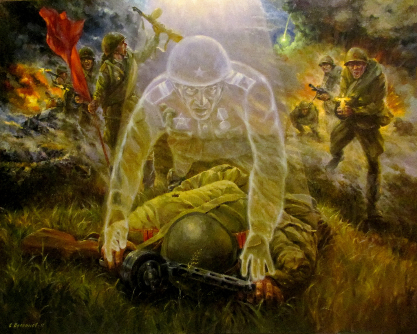 Сергей Бессонов картины душа солдата