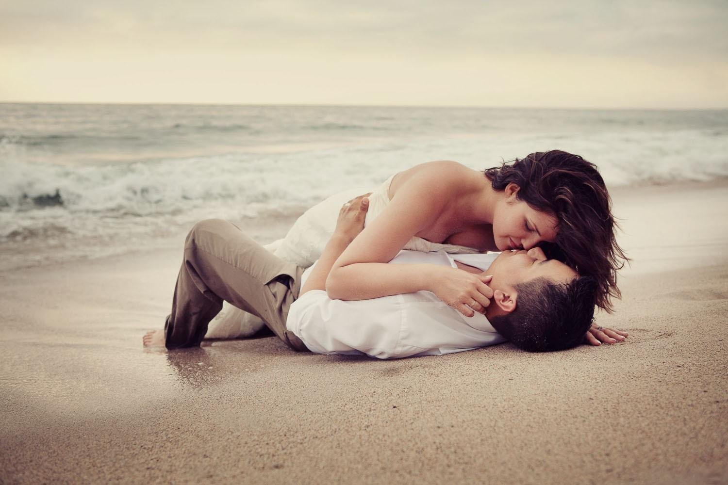 Романтическая фотосессия на пляже