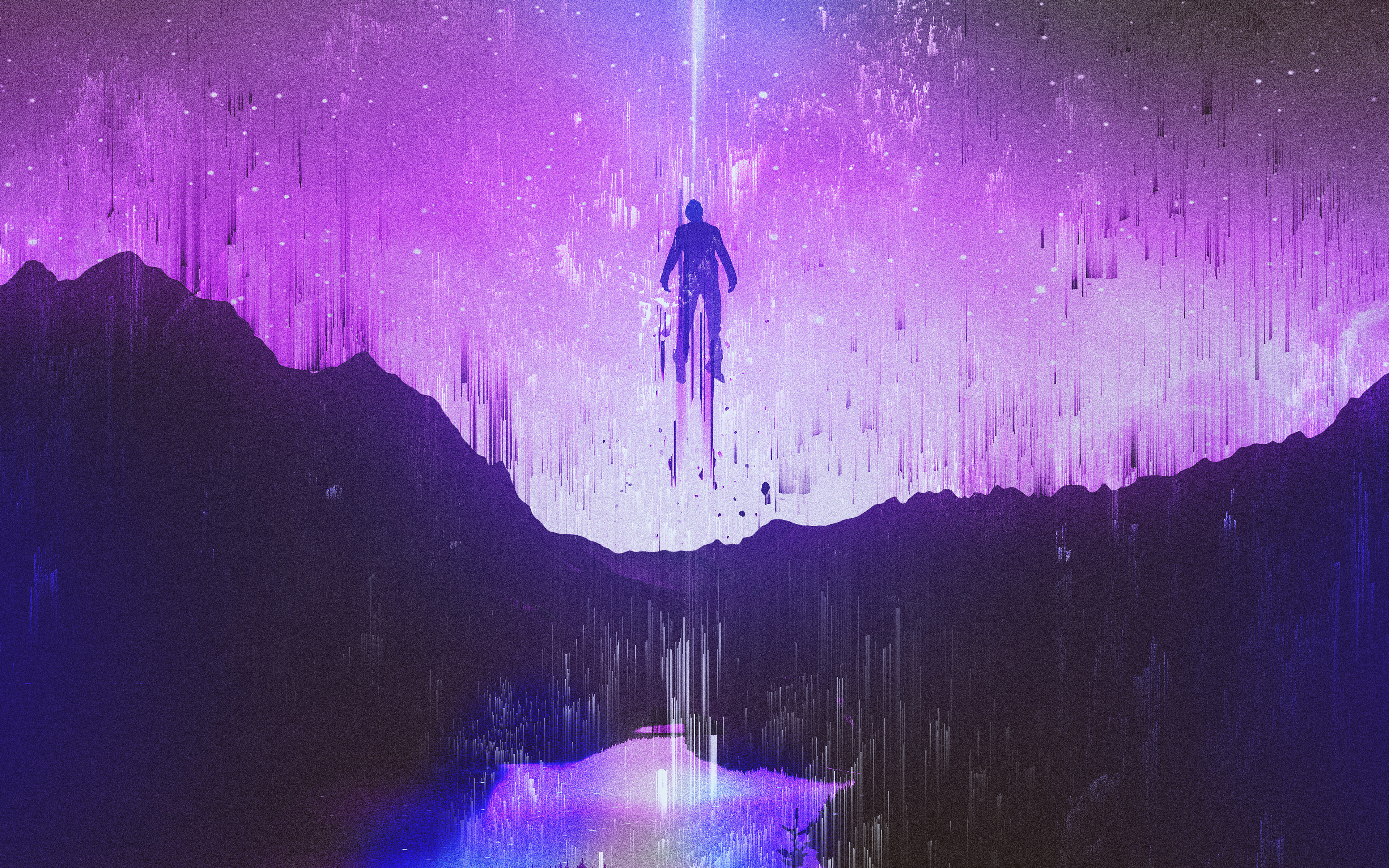 Фиолетовые горы арт