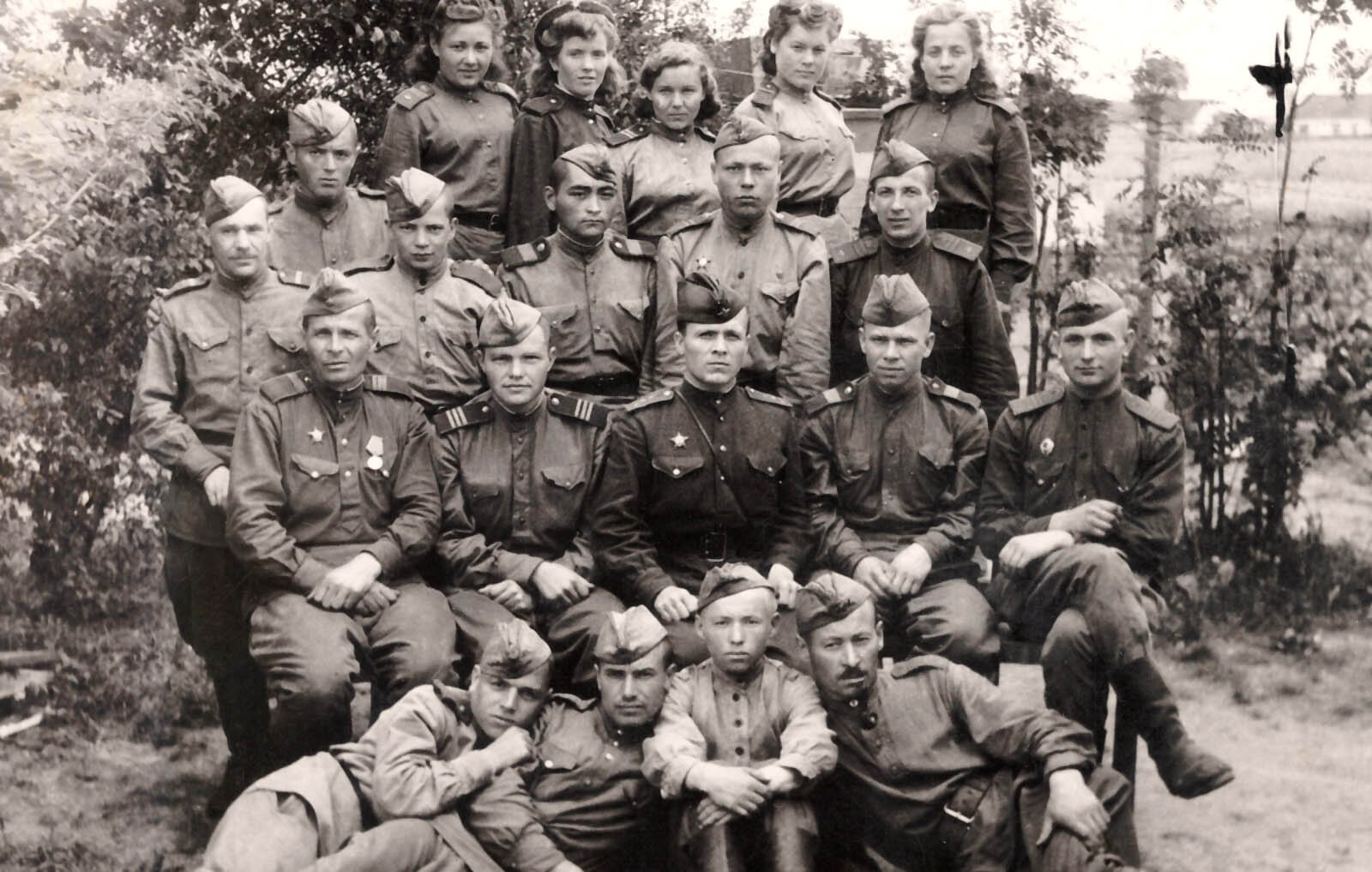 Молодые бойцы Великой Отечественной войны