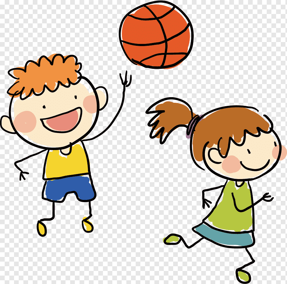 Дети играют в мяч