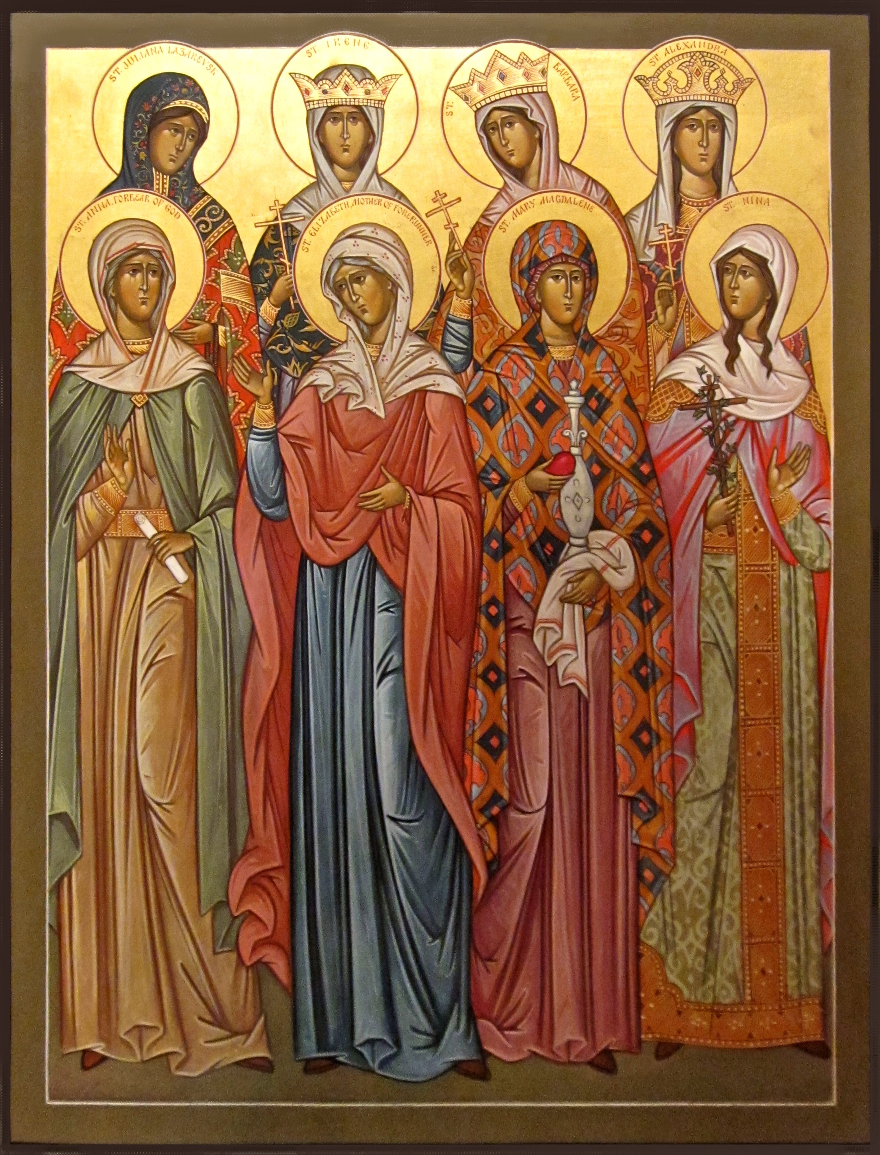 Собор святых жен иконография