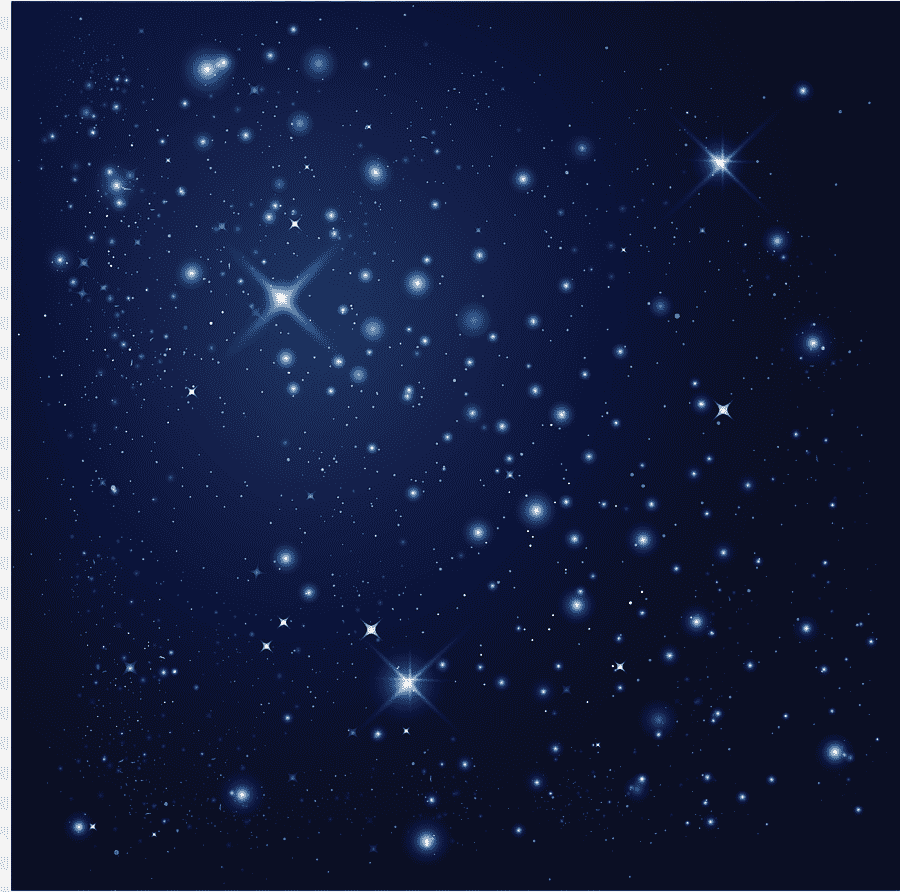 Ночное небо со звездами вектор