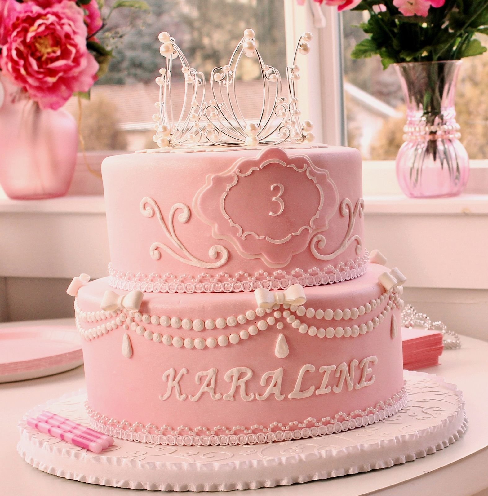 Красивые тортики на день рождения для девочек