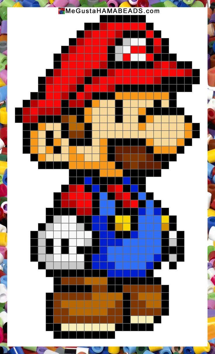 Супер Марио БРОС пиксель арт