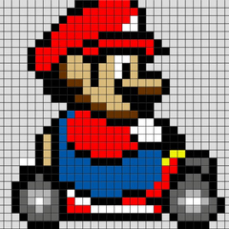 Mario в пикселях