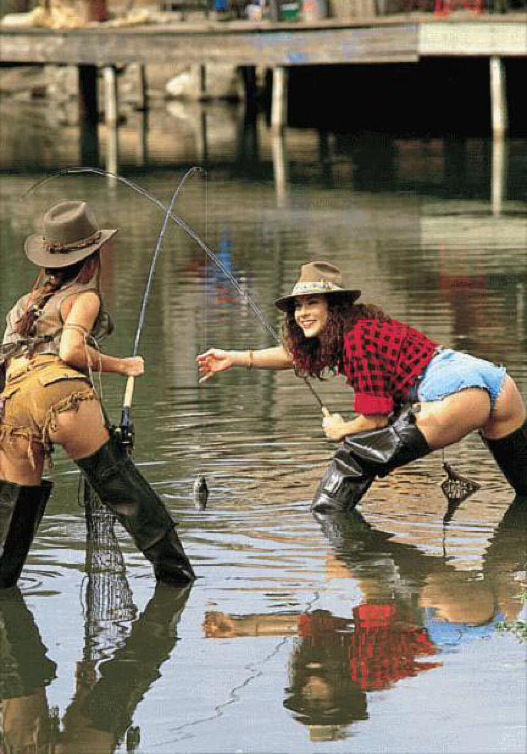 Девчонки на рыбалке приколы