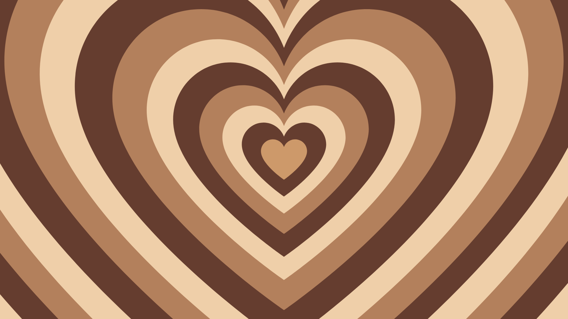 Рисунки коричневые обои сердце