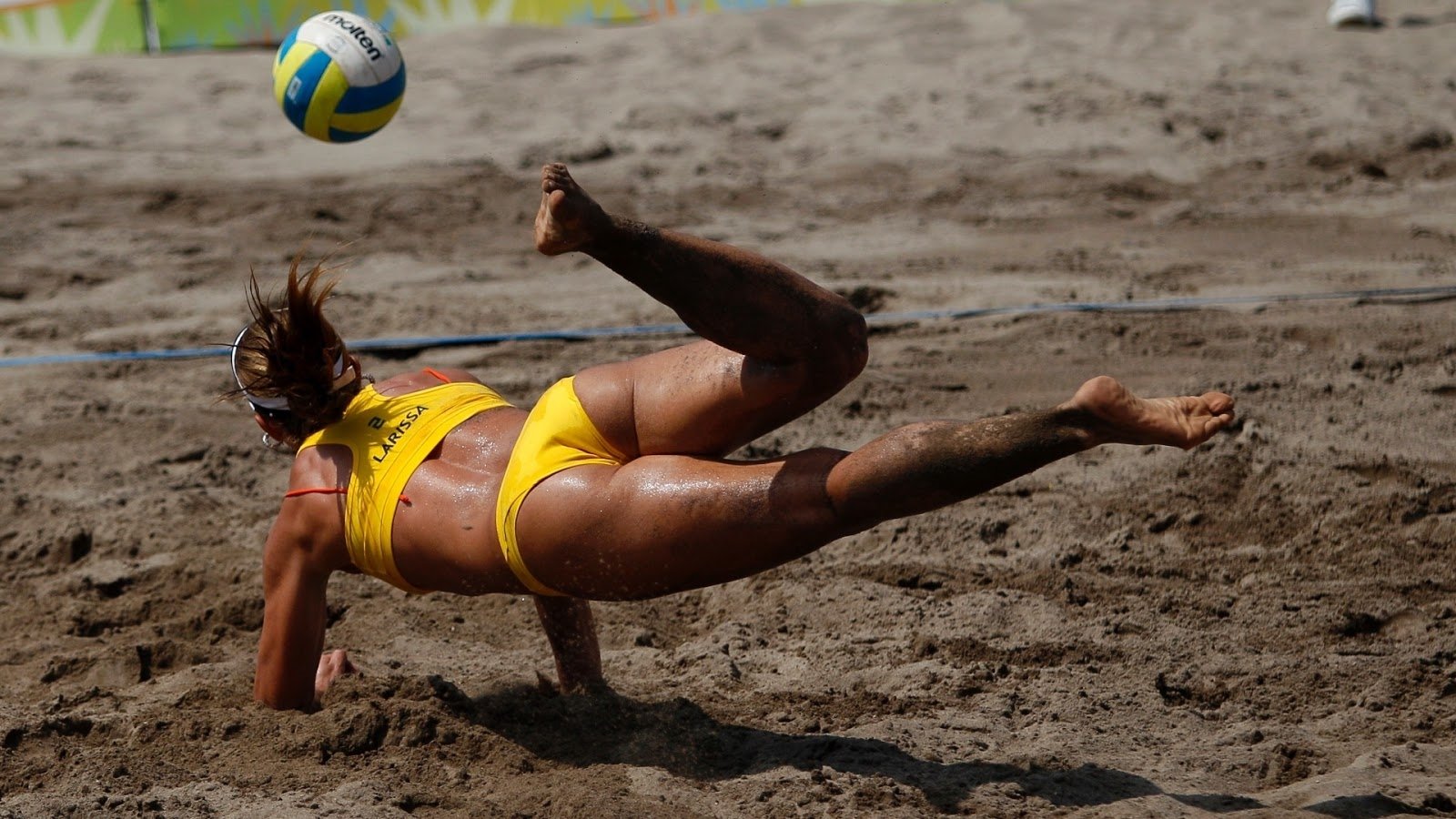 Женский пляжный волейбол курьезы