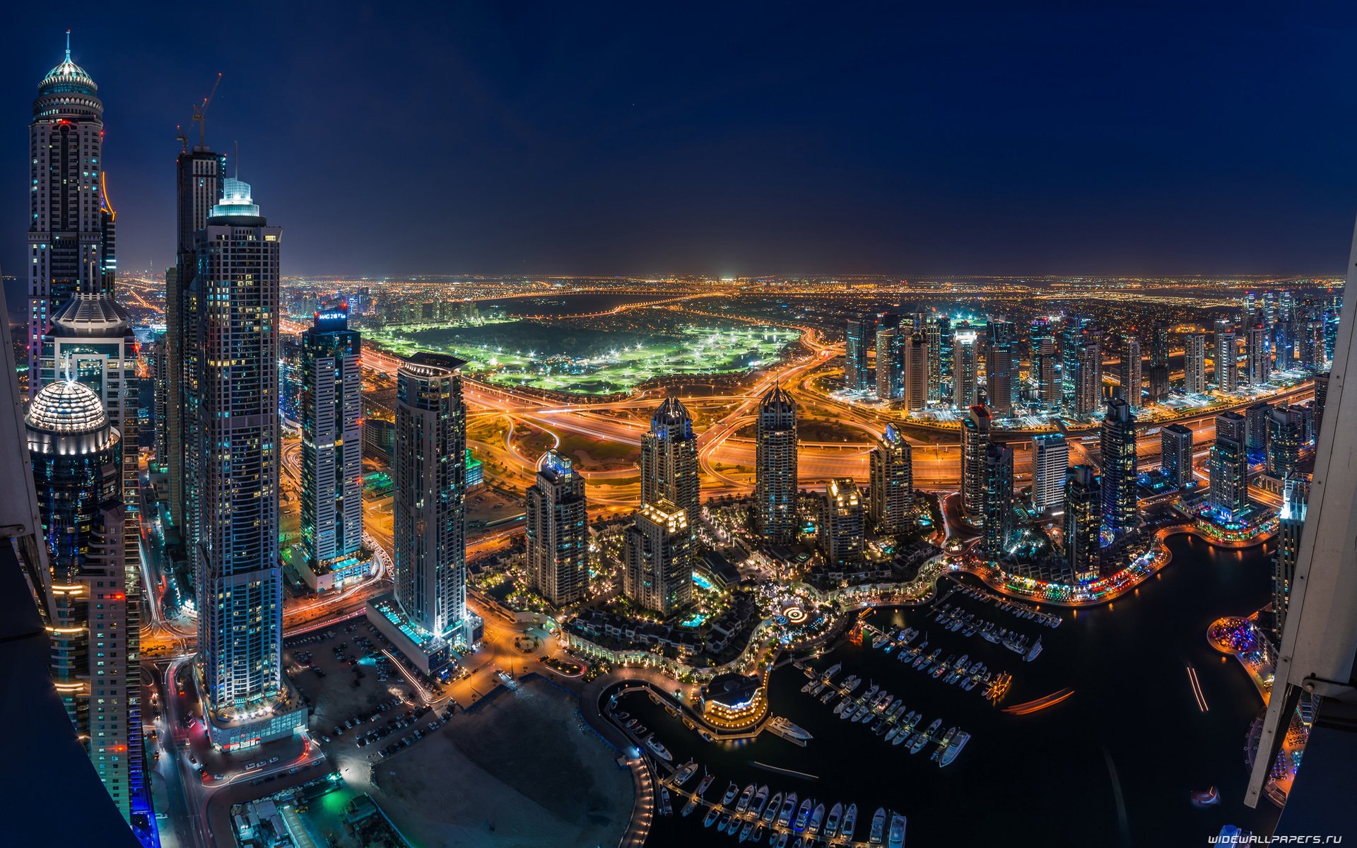 Дубай Марина панорама