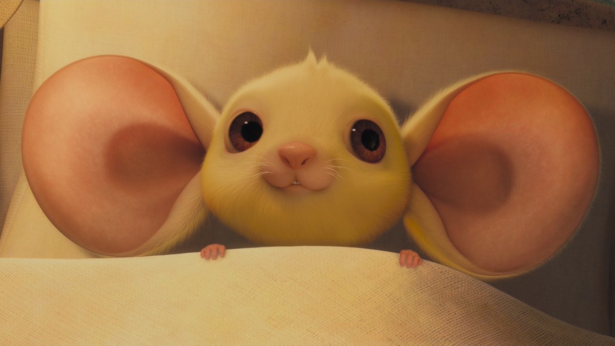 Мышонок с большими ушами из мультика