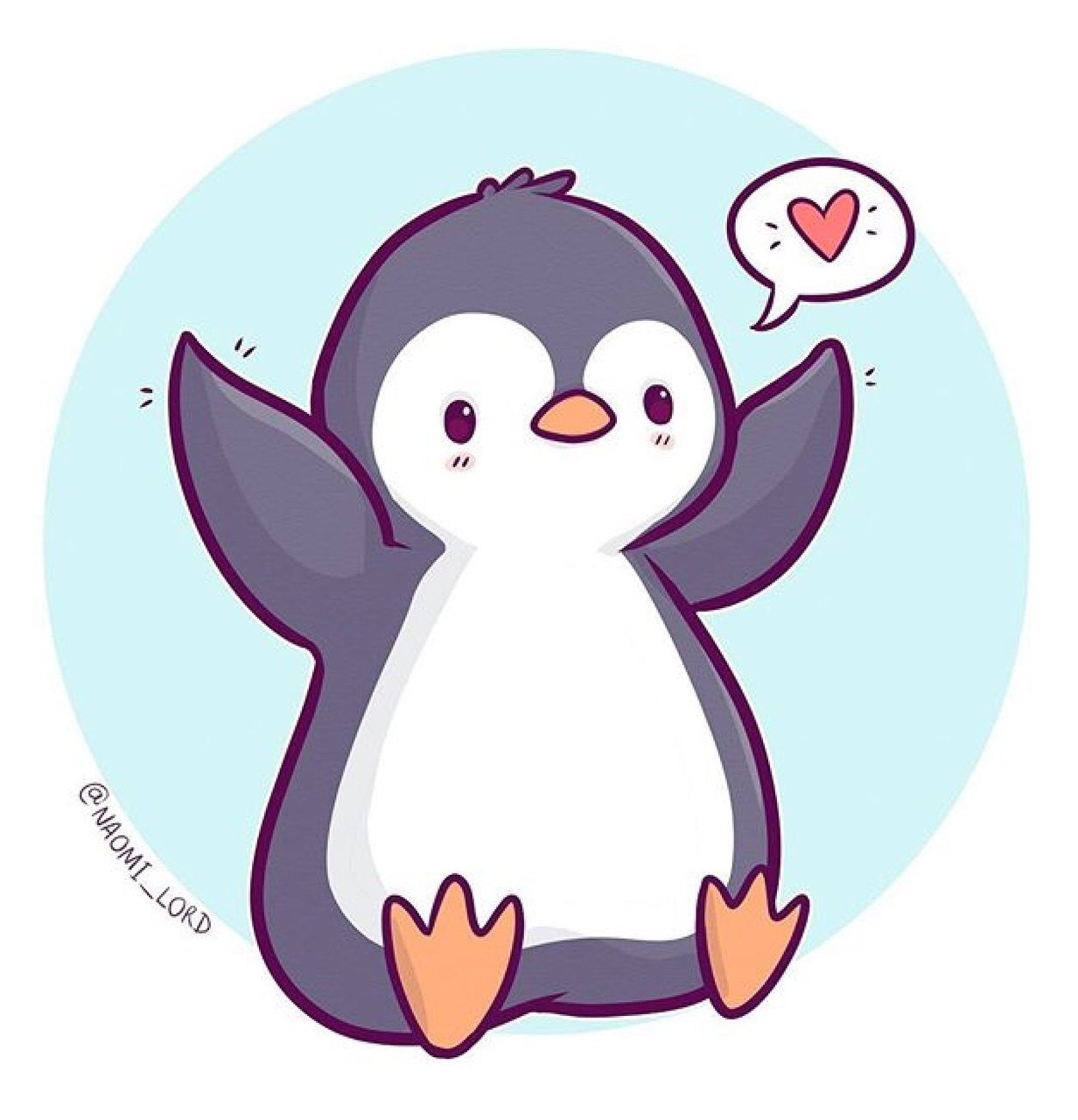 Кавайный Пингвин
