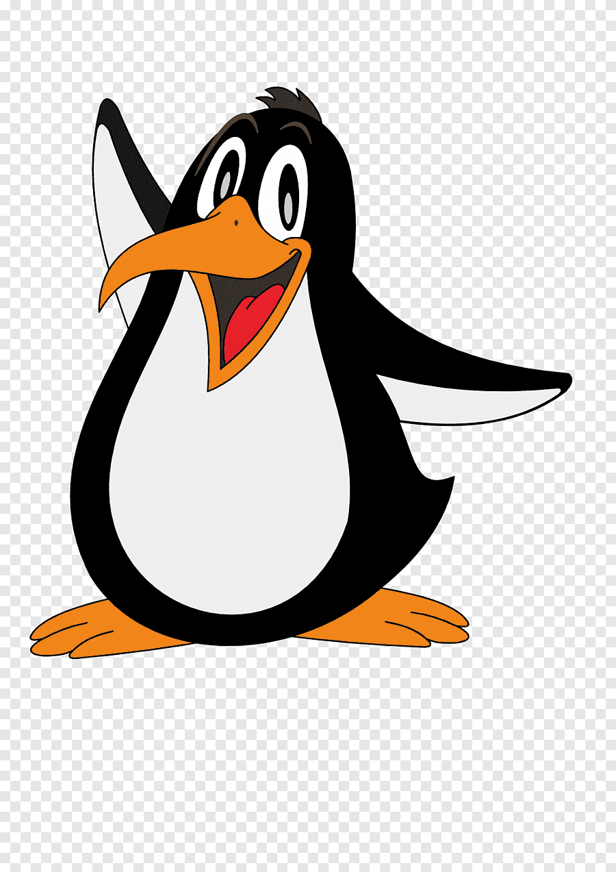 Пингвин рисунок на прозрачном фоне