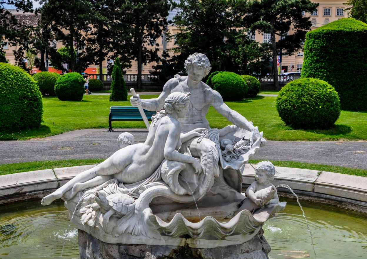 Монументально-декоративная Парковая скульптура фонтан
