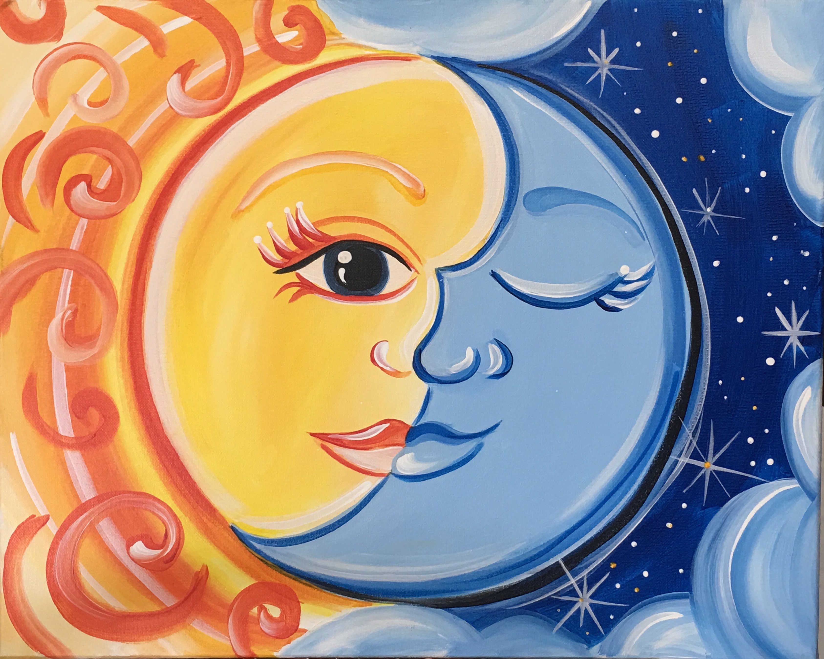Месяц солнце и Луна