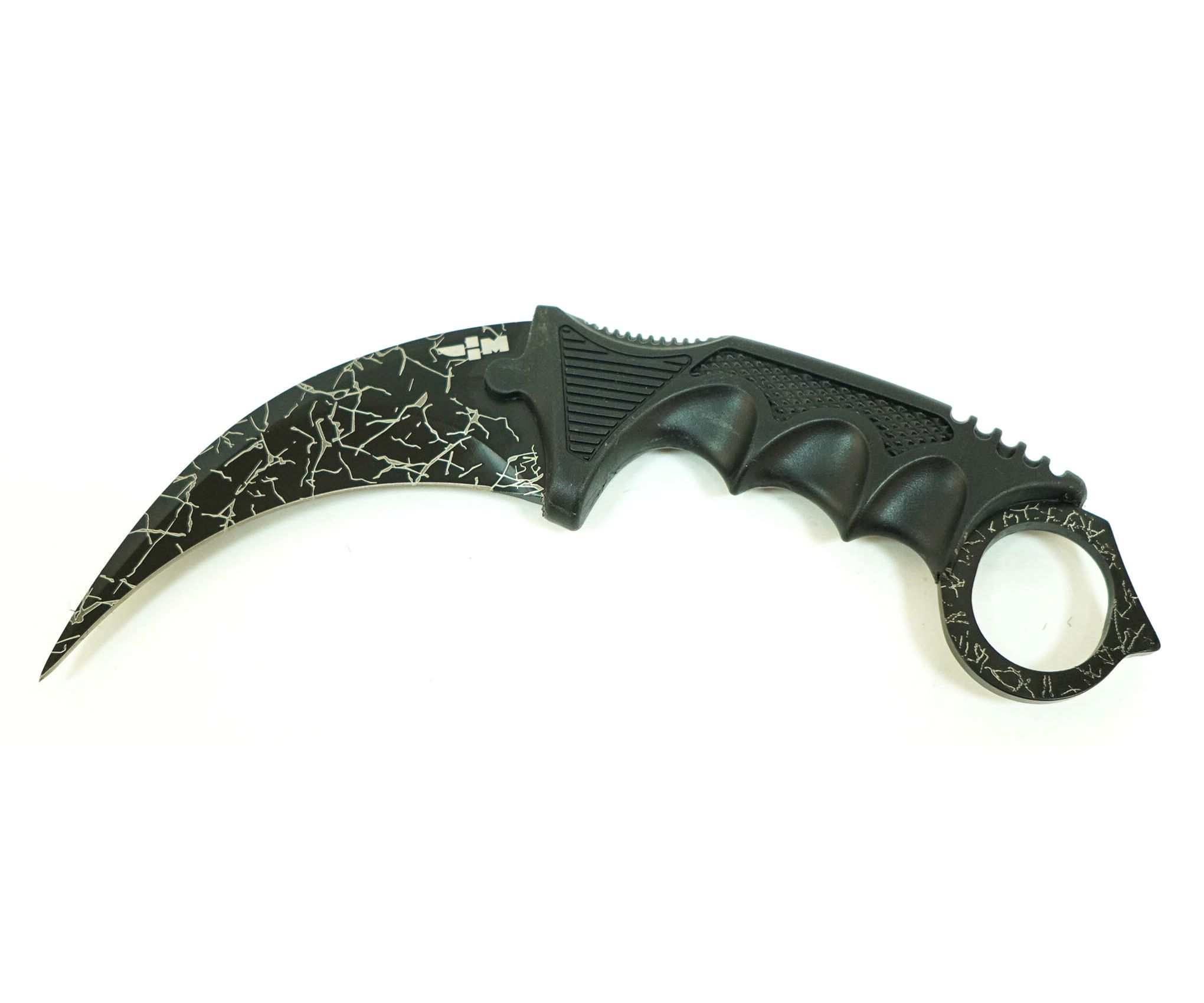 Нож металлический керамбит Ножемир HCS-4 CSGO чёрная патина
