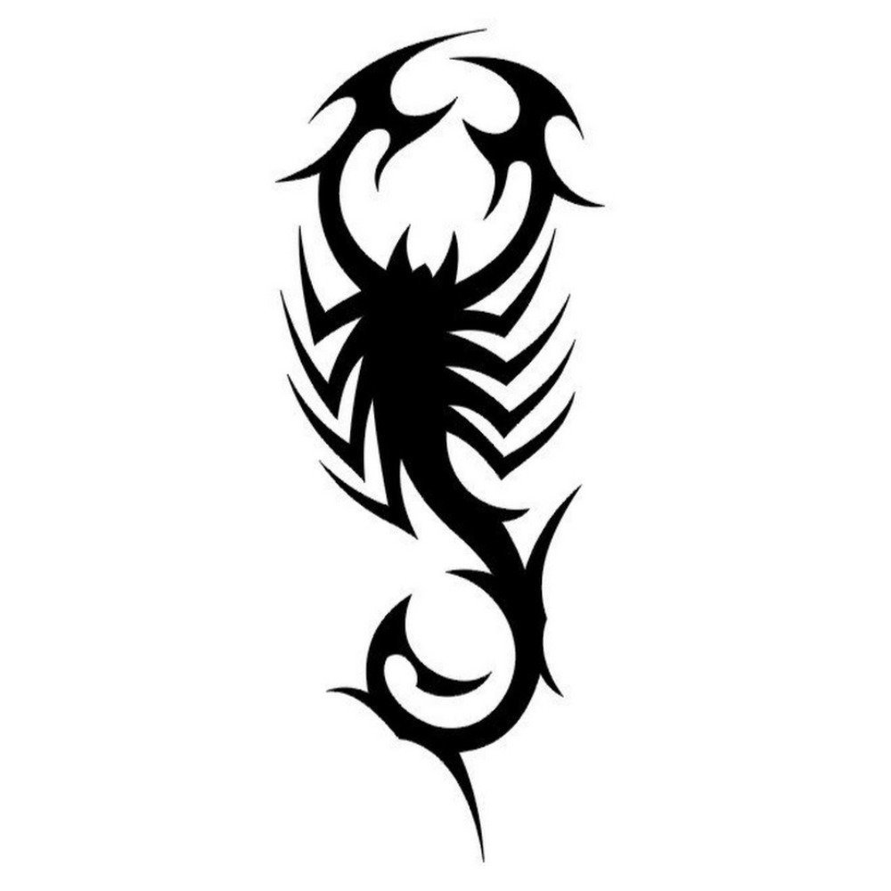 Татуировка Скорпион трайбл