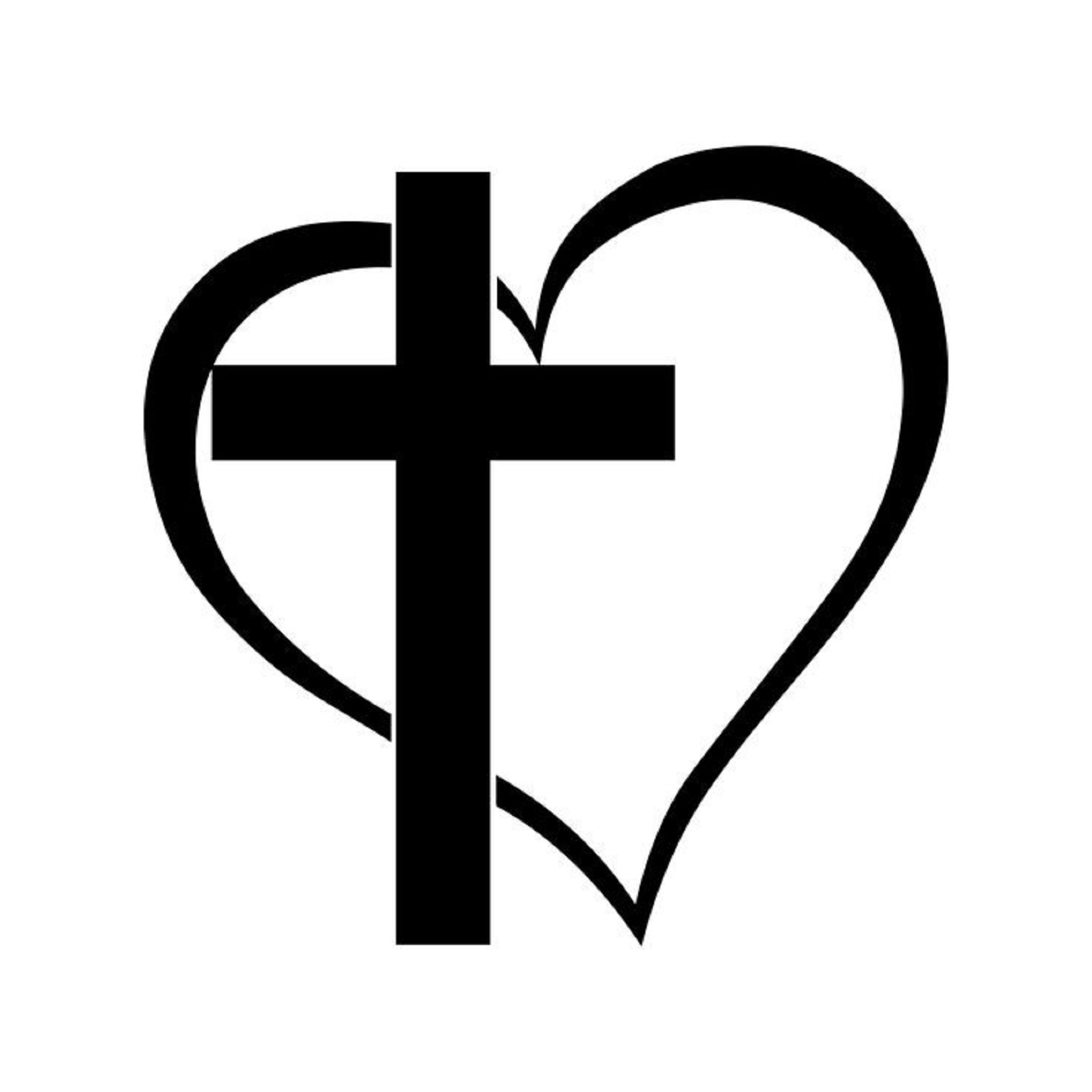 Крест христианский наклейка